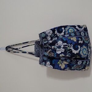 Vera Bradley Maison Blue Floral Drawstring Backsack